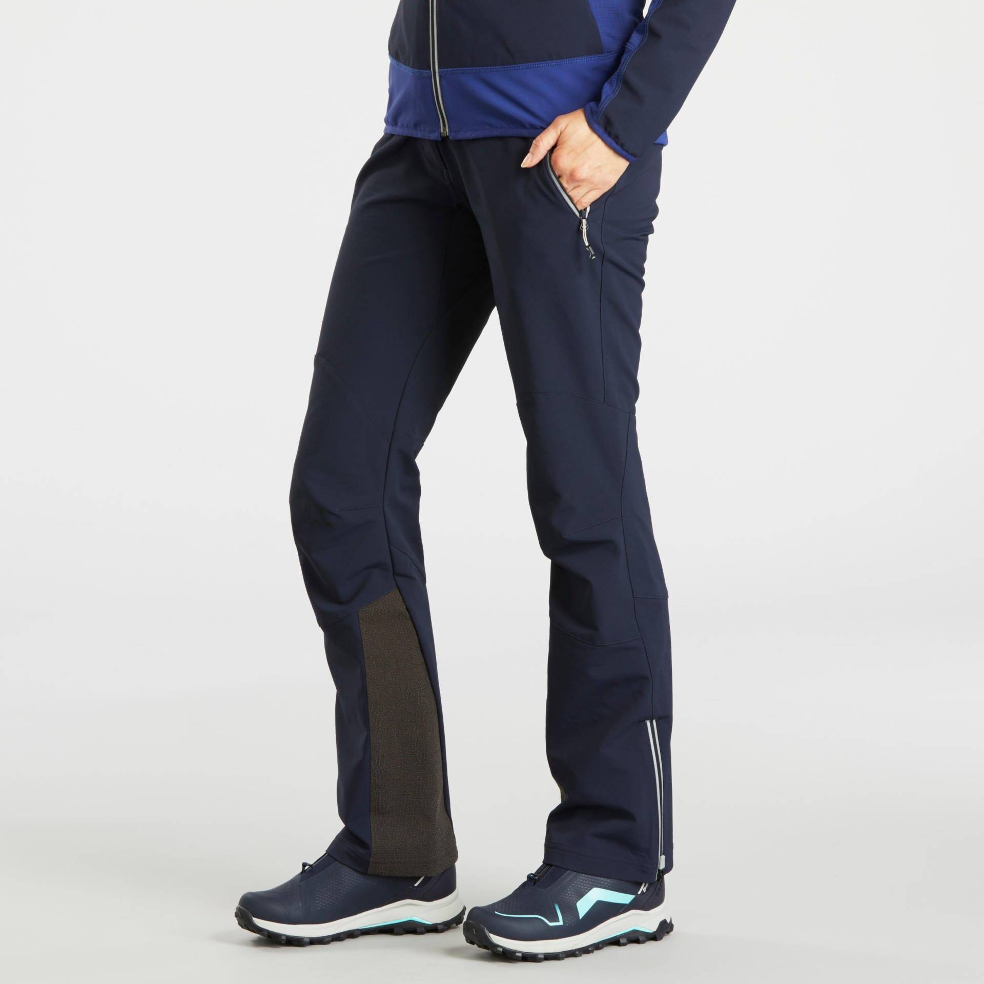 Sporthose - Sh900 Damen Blau Bedruckt XS von QUECHUA