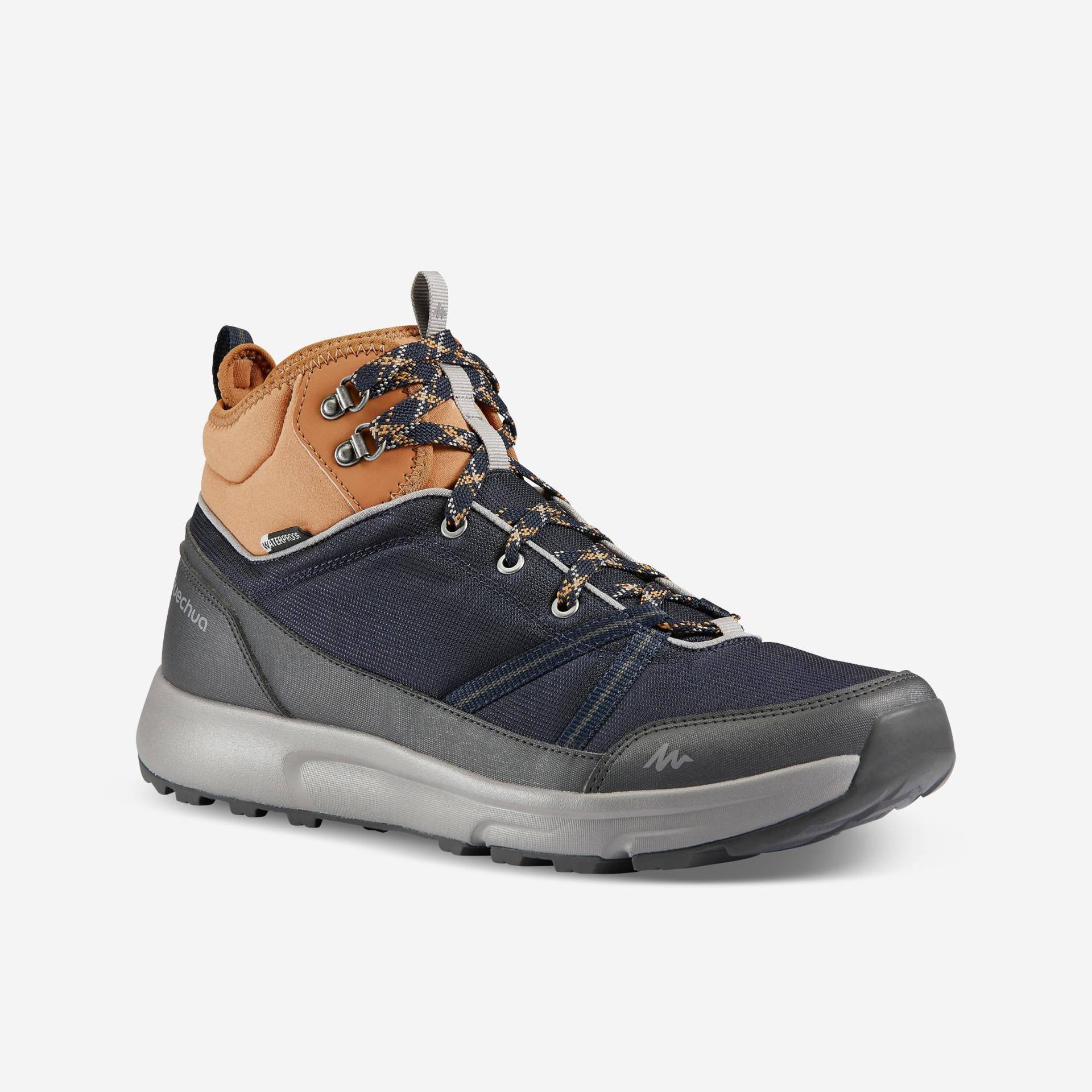 Schuhe - Nh150 Mid Wp Herren Marine 39 von QUECHUA