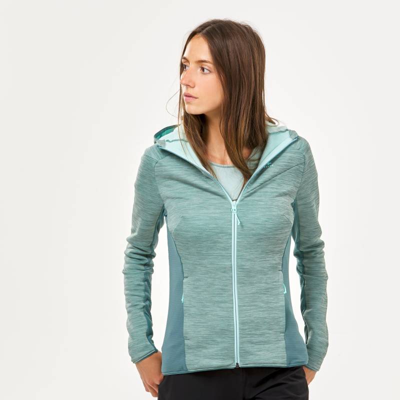 Fleece - Mh520 Light Damen Türkisblau M von QUECHUA