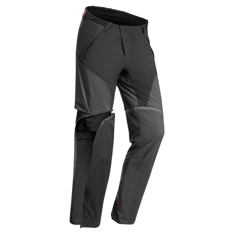 Zip-off-hose - Mh900 Herren Gewittergrau 40/M von QUECHUA