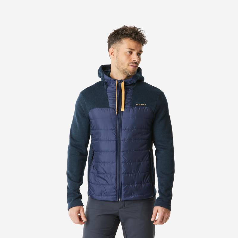 QUECHUA - Pullover NH100, für Herren, Aquamarine, Größe M von QUECHUA