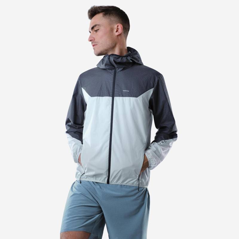 Windjacke - Fh500 Herren Taubengrau S von QUECHUA