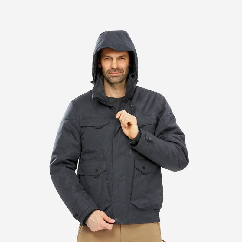 Jacke - Sh500 Herren Schwarz Leicht 52/2XL von QUECHUA