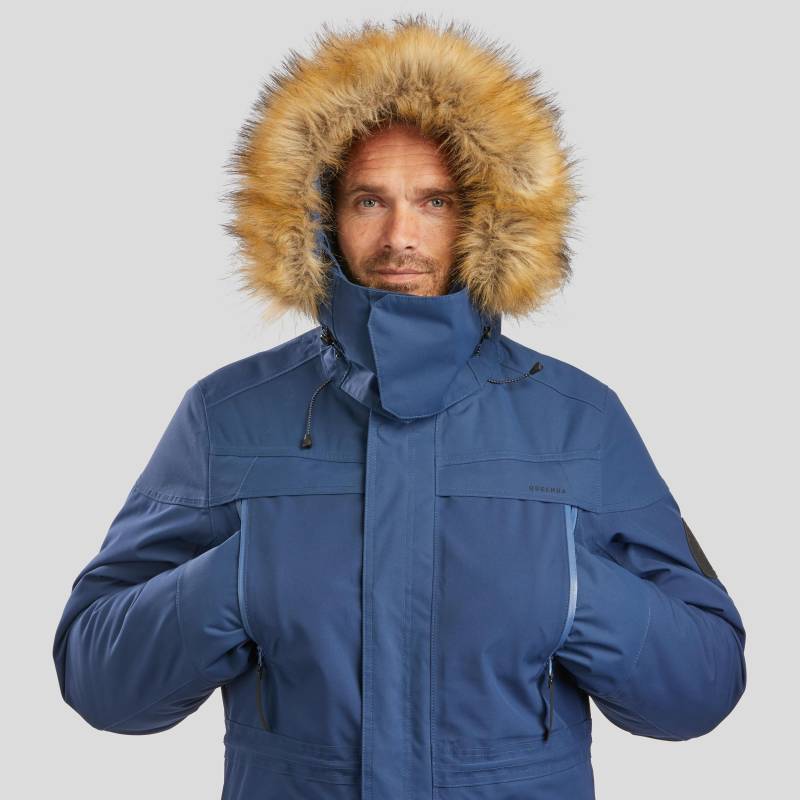 Parka - Sh900 Herren Blau Bedruckt 52/2XL von QUECHUA