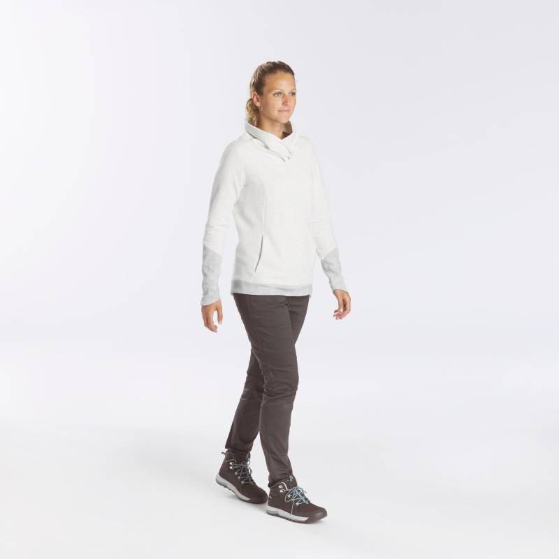 Pullover Naturwandern Nh500 Damen Gewittergrau 3XL von QUECHUA