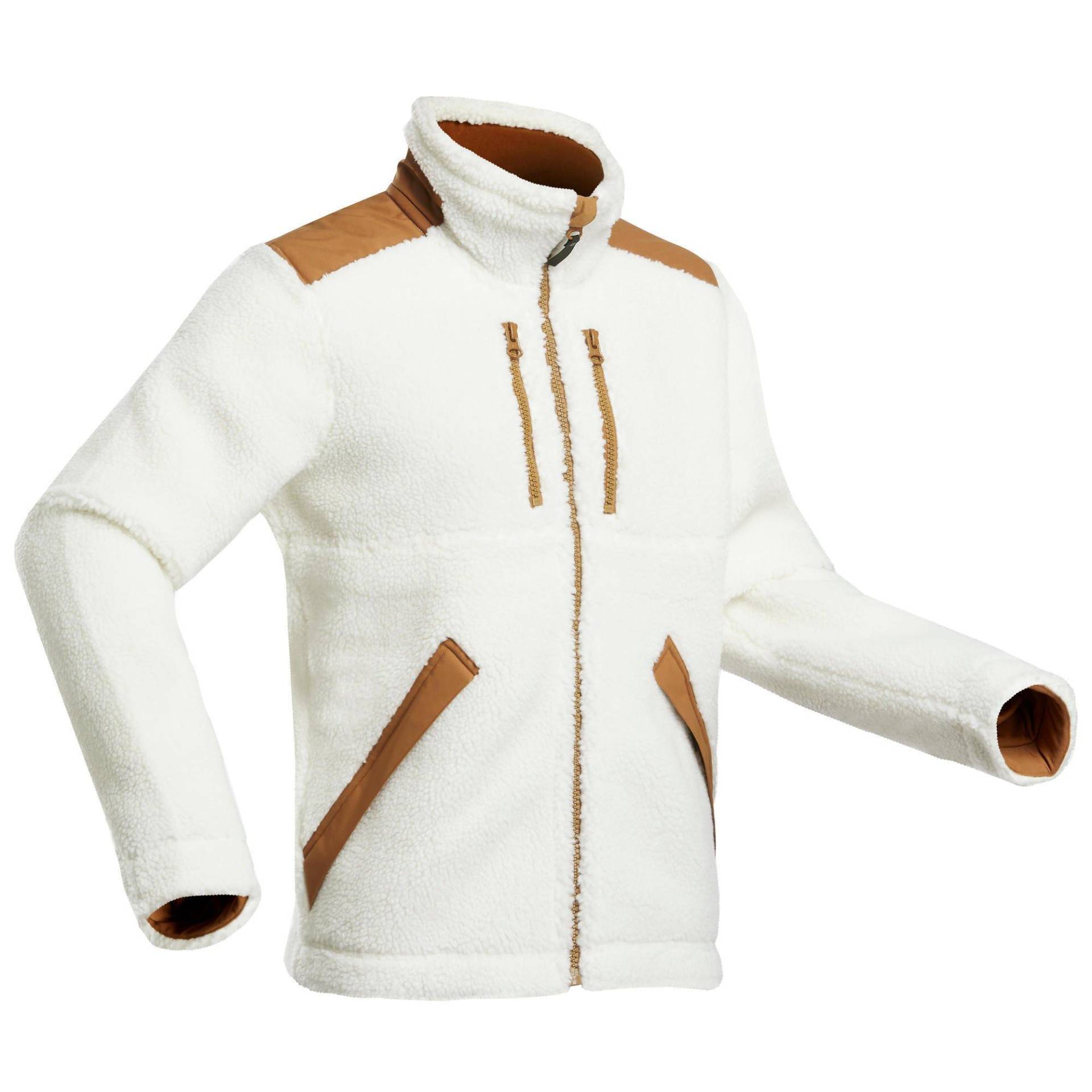 Fleece - Sh500 Ultra-warm Herren Offwhite XXL von QUECHUA