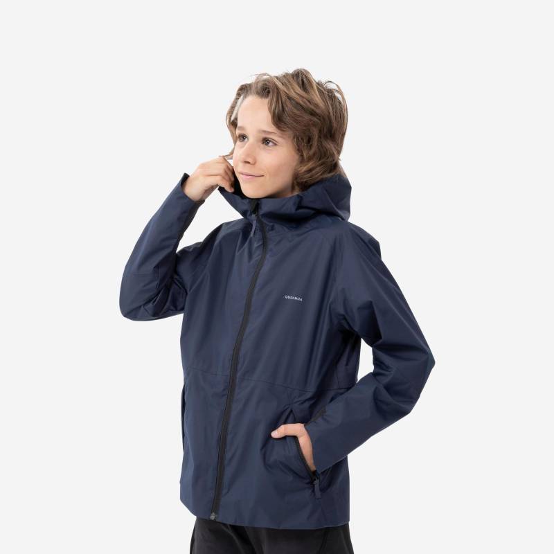 Jacke - Mh500 Unisex Blau Bedruckt 149-159CM von QUECHUA