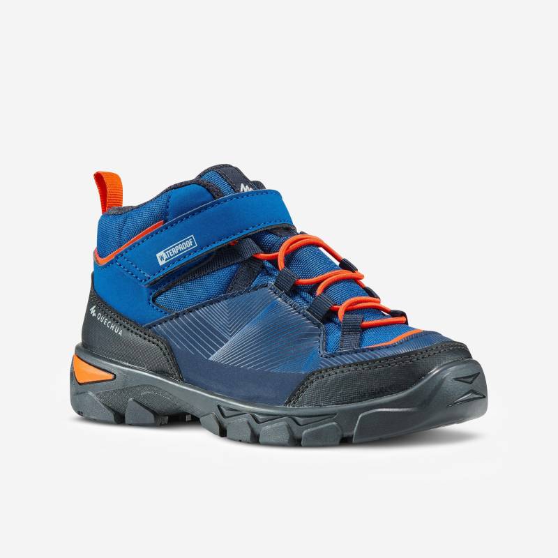 Schuhe - Mh120 Mid Wtp Unisex Blau Bedruckt 28 von QUECHUA