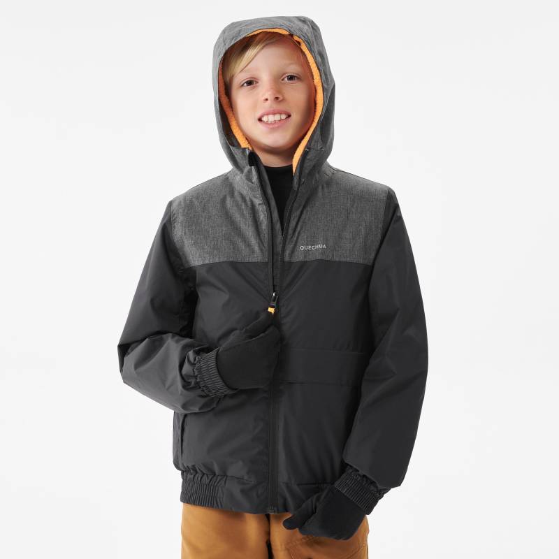 Winterjacke Winterwandern Sh100 Wasserdicht X-warm -1°c Kinder Schwarz Herren Space Black 141-148CM von QUECHUA