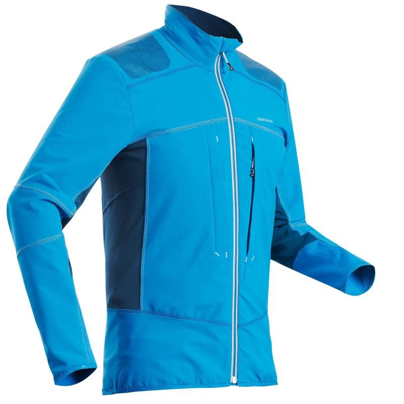 Softshell-jacke - Sh900 Warm Herren Blau Bedruckt 3XL von QUECHUA