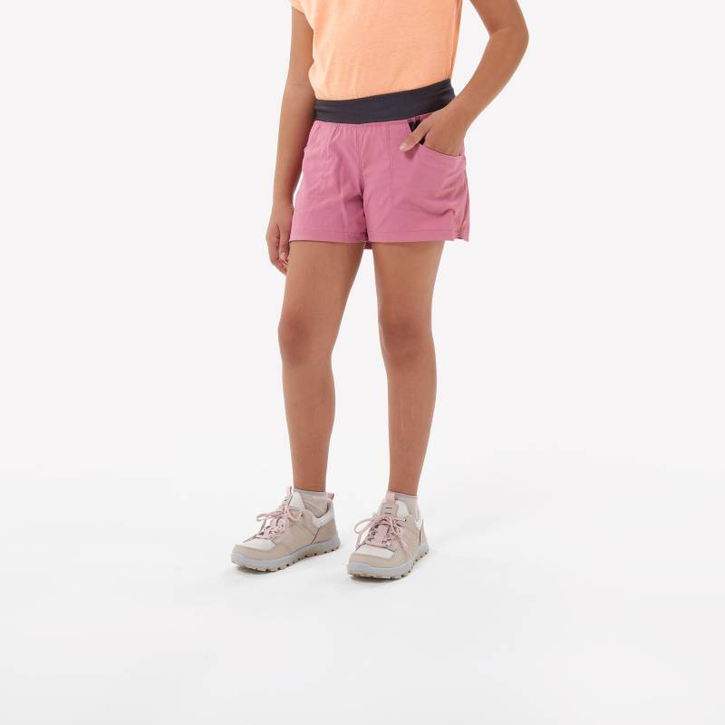 Shorts - Mh500 Unisex Dunkelrosa 10-12A von QUECHUA