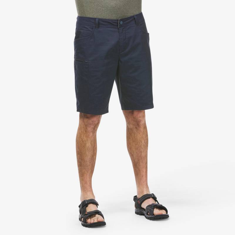 Shorts - Nh500 Herren Blau Bedruckt 52 von QUECHUA