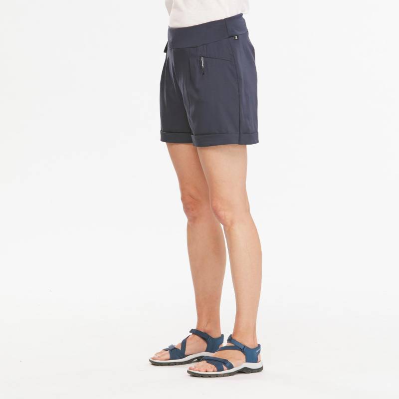 Shorts - Nh500 Reg Damen Blau Bedruckt 34 von QUECHUA