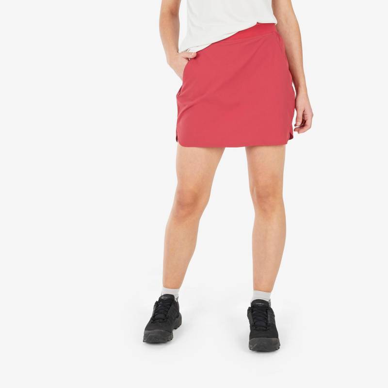 Skort - Mh500 Damen Dunkelrot 36 von QUECHUA