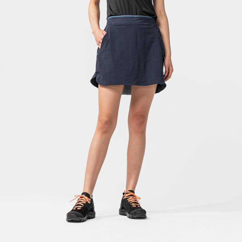 Skort - Mh550 Damen Blau Bedruckt 38 von QUECHUA