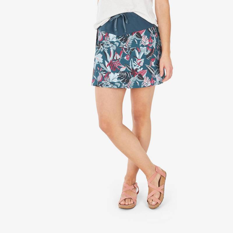 QUECHUA - Skort NH500, für Damen, Azurblau, Größe 42 von QUECHUA