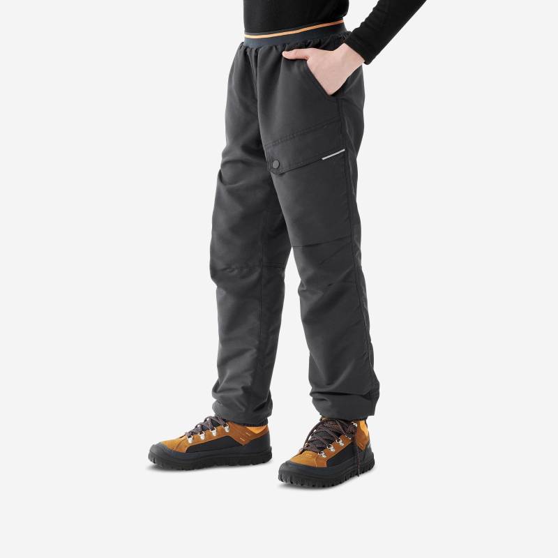 Sporthose - Sh100 Warm Unisex Gewittergrau 10-12A von QUECHUA