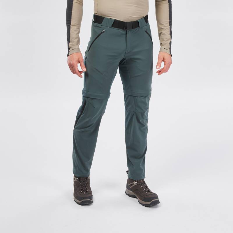 Zip-off-hose - Mh550 Herren Grün 40/M von QUECHUA