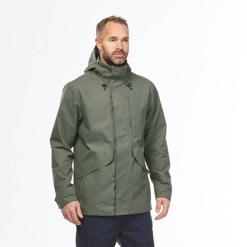 Jacke - Nh550 Waterproof Herren Braun Medium 3XL von QUECHUA