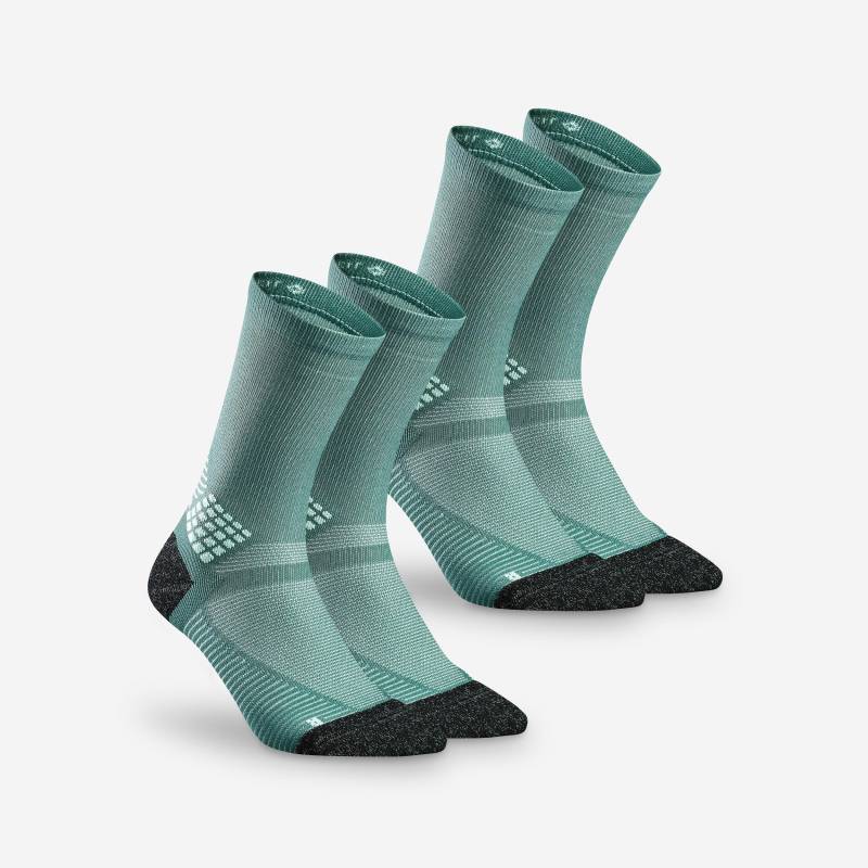 QUECHUA - Socken MH 500 HIGH, für Herren, Seegrau, Größe 39-42 von QUECHUA