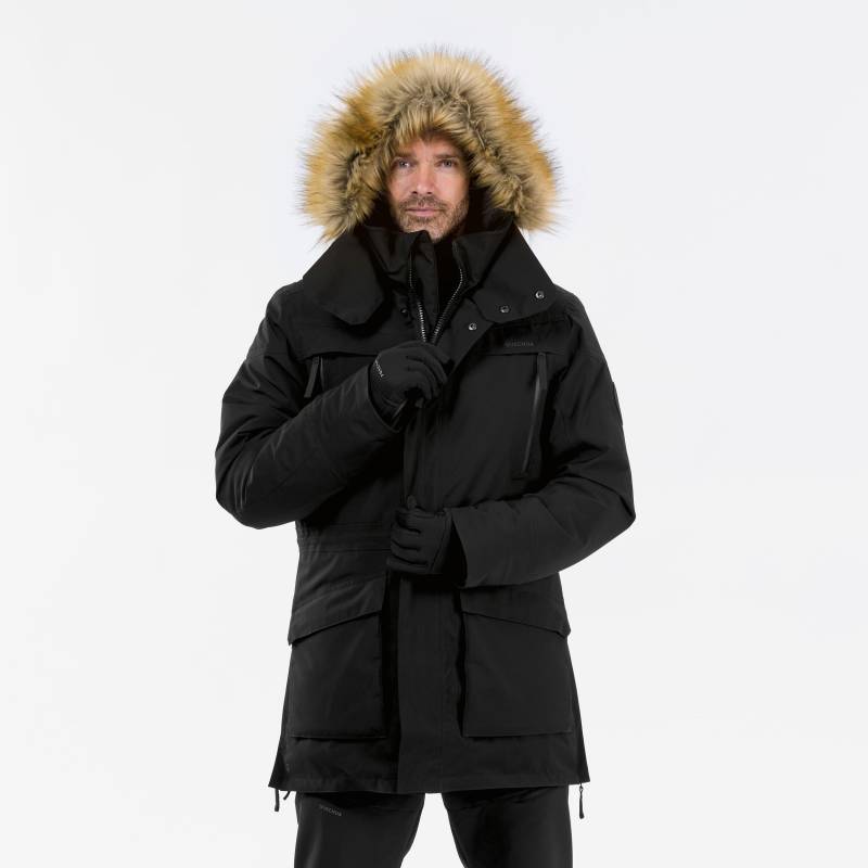 Winterjacke Parka Warm Bis -20°c Wasserdicht - Sh900 Herren Schwarz Leicht 52/2XL von QUECHUA