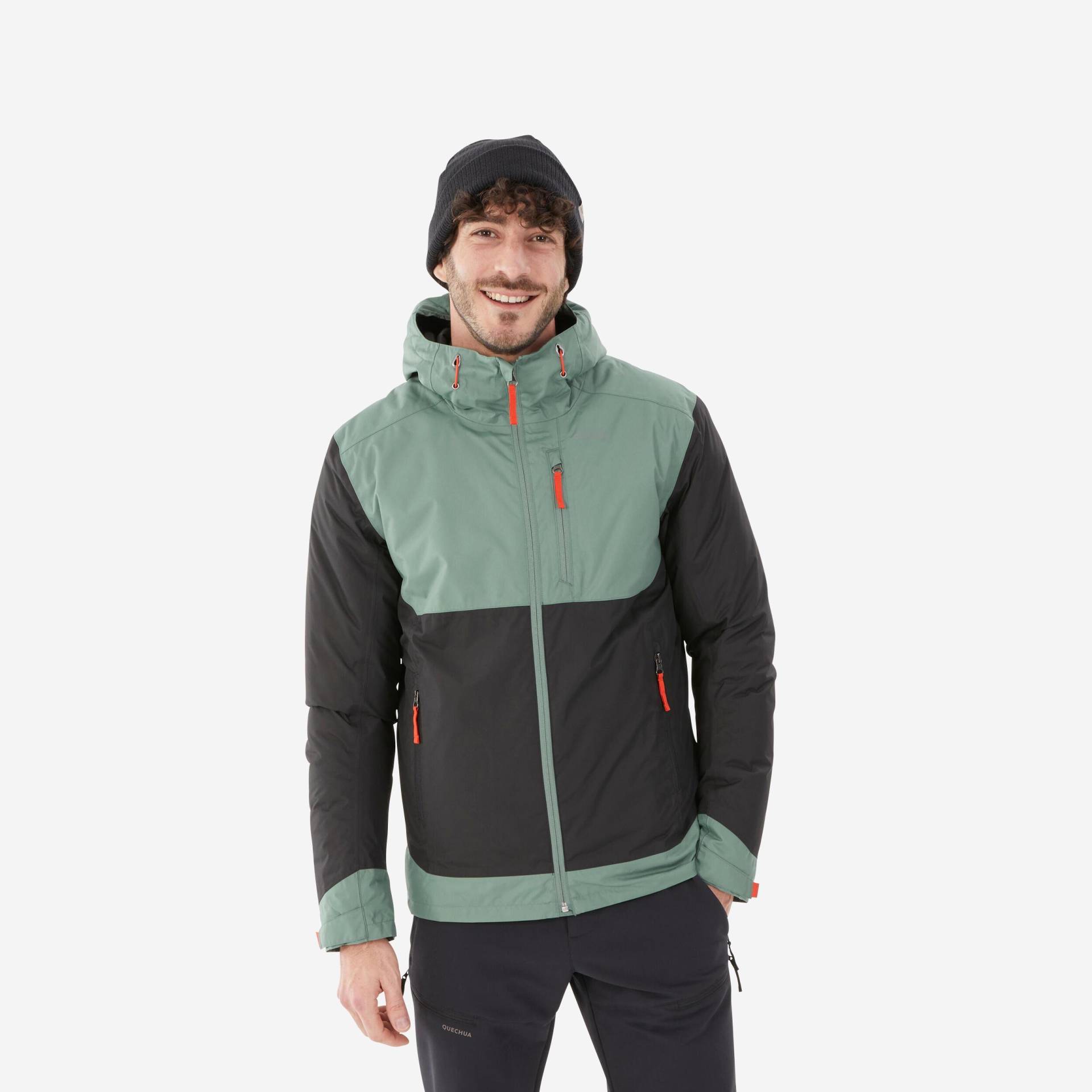 Jacke - Sh100 X-warm Herren Grün 52/2XL von QUECHUA