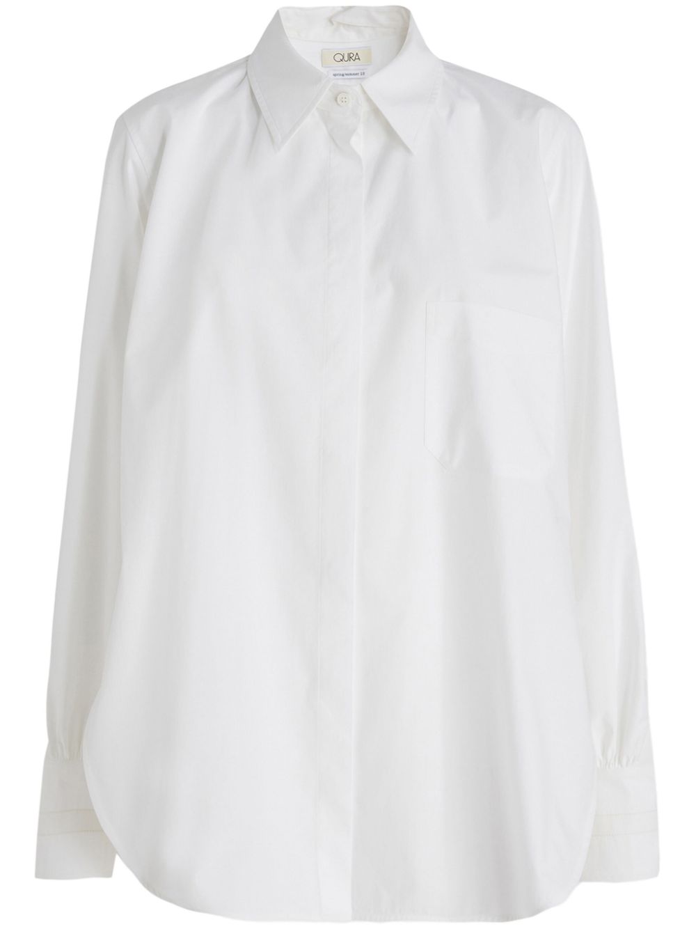 QUIRA cotton shirt - White von QUIRA