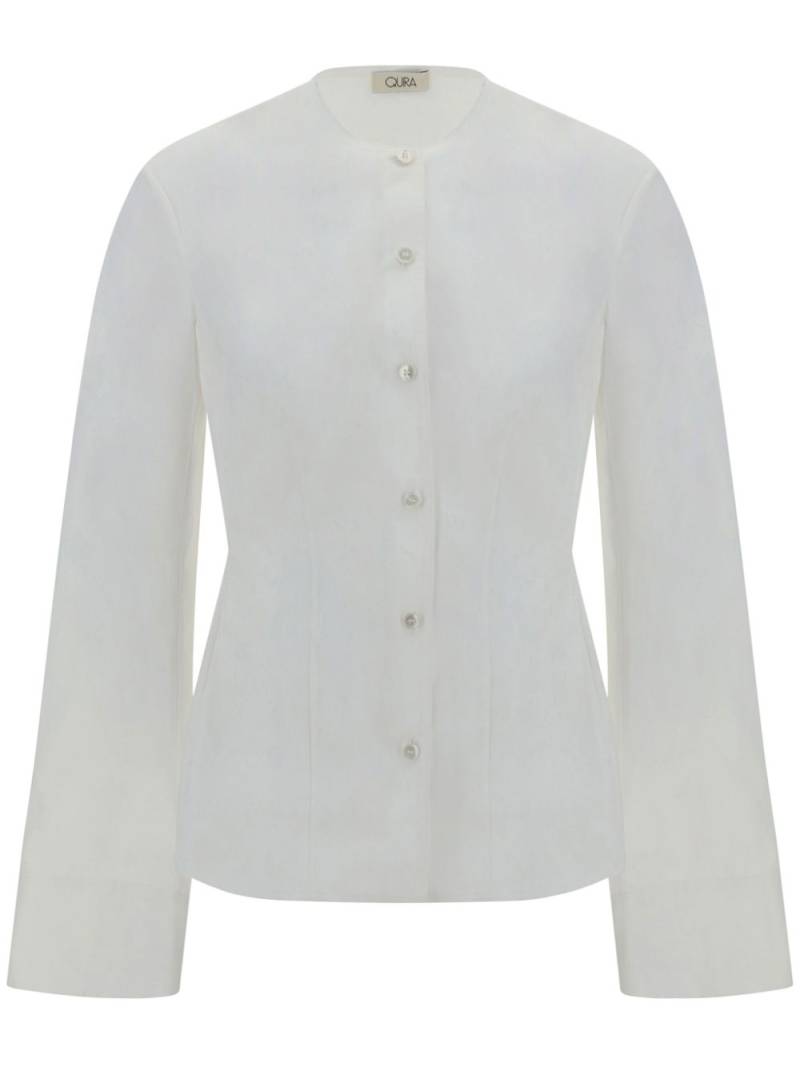 QUIRA cotton shirt - White von QUIRA