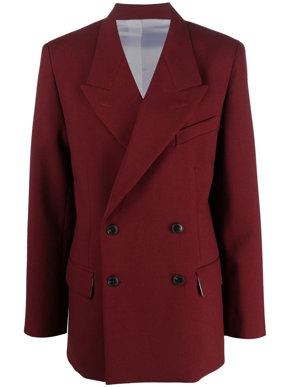 QUIRA double-breasted jacket - Red von QUIRA