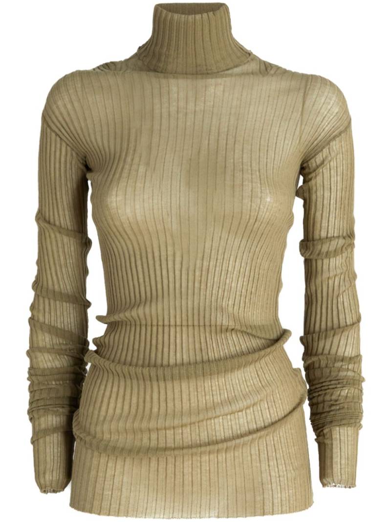 QUIRA high neck sweater - Green von QUIRA