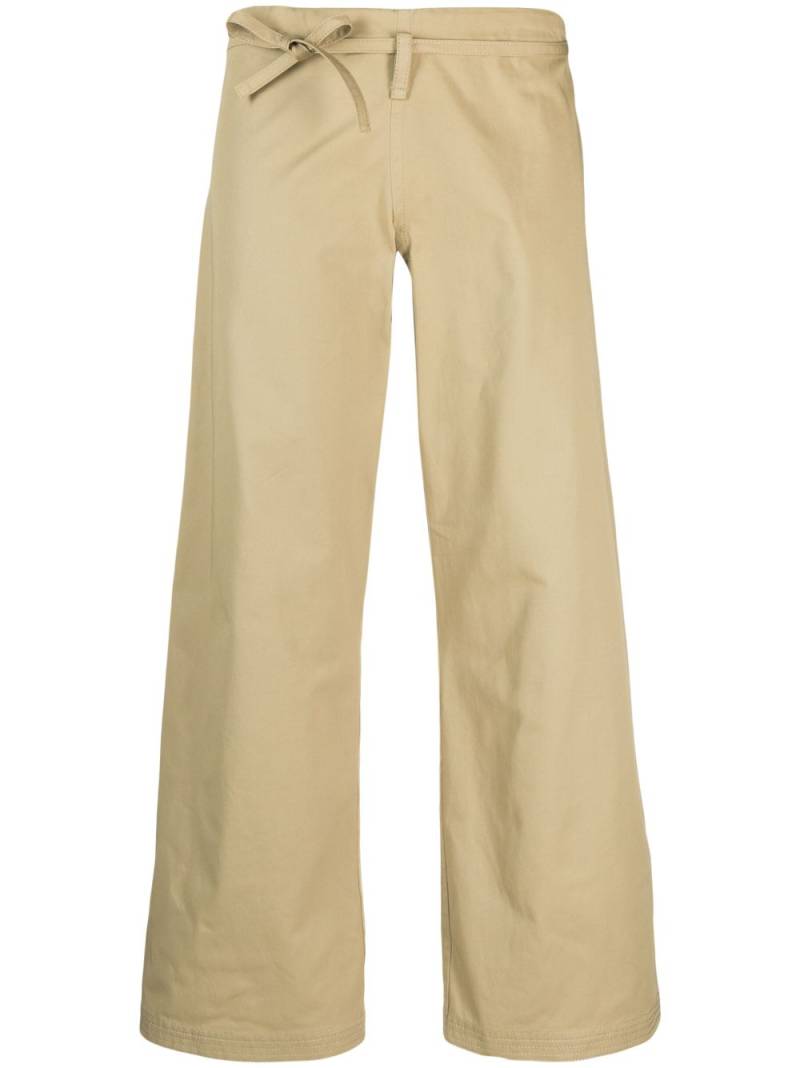 QUIRA low-rise cropped trousers - Neutrals von QUIRA