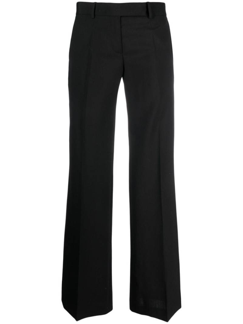 QUIRA mid-rise wide-leg tailored trousers - Black von QUIRA