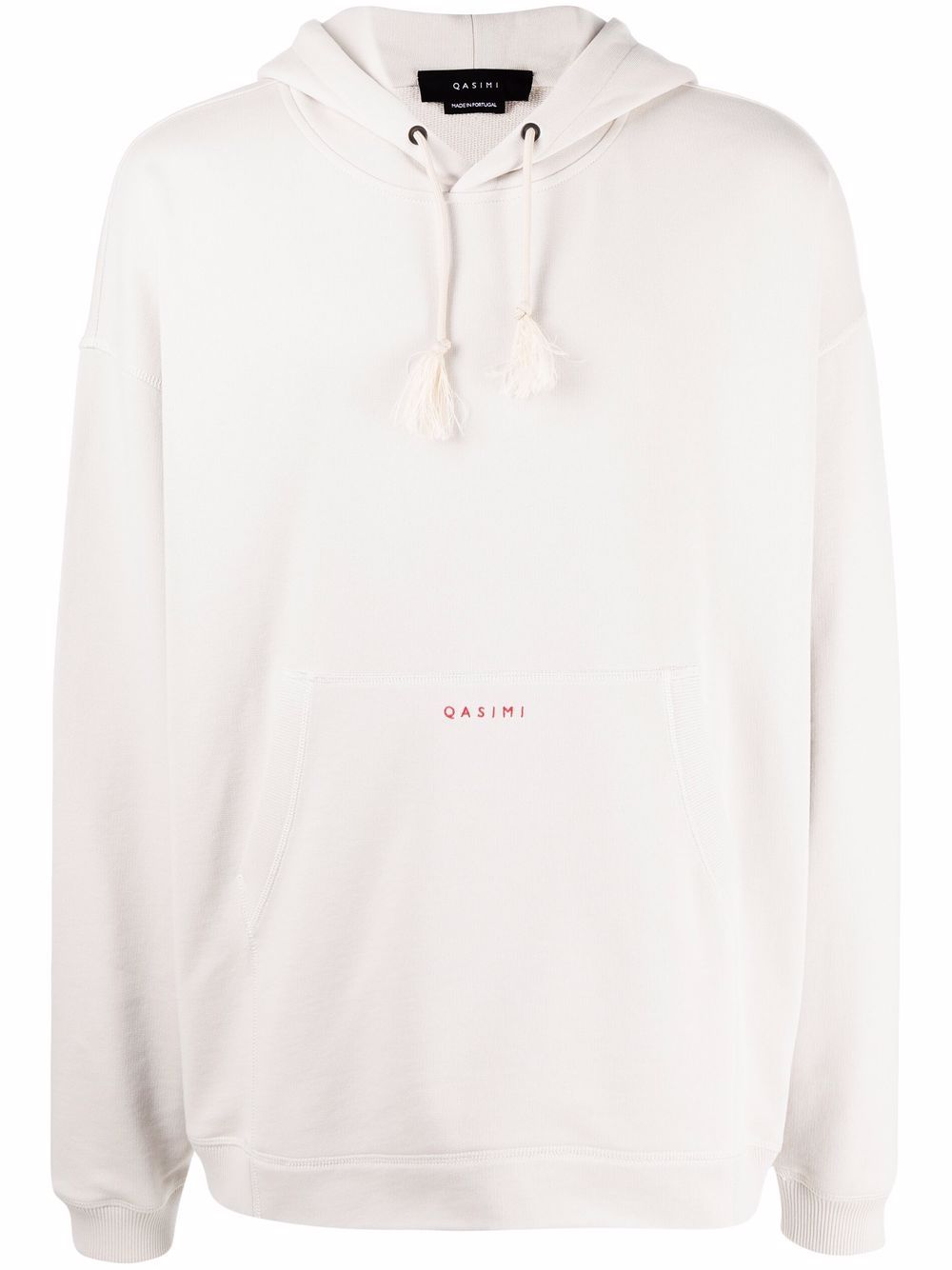 Qasimi We The People embroidered hoodie - White von Qasimi