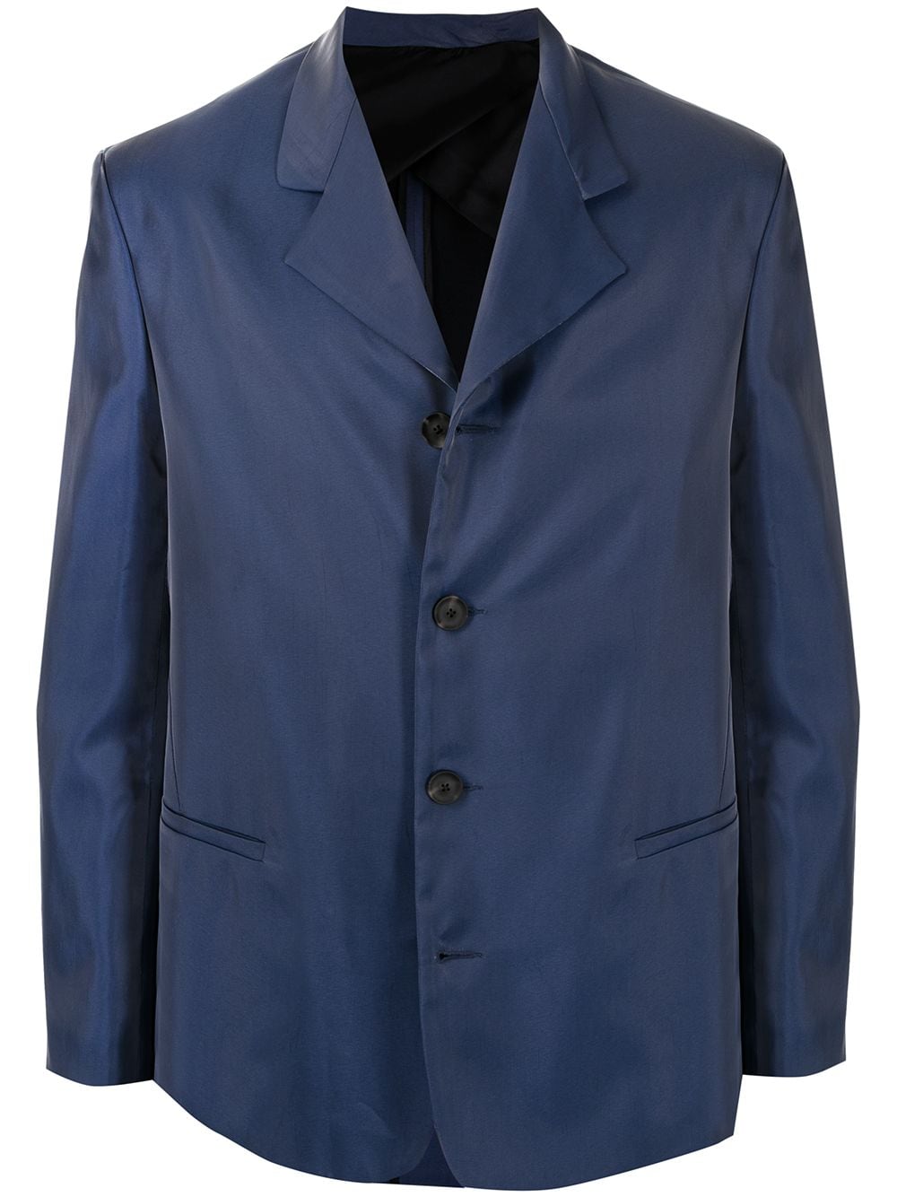 Qasimi notched-lapels single-breasted blazer - Blue von Qasimi