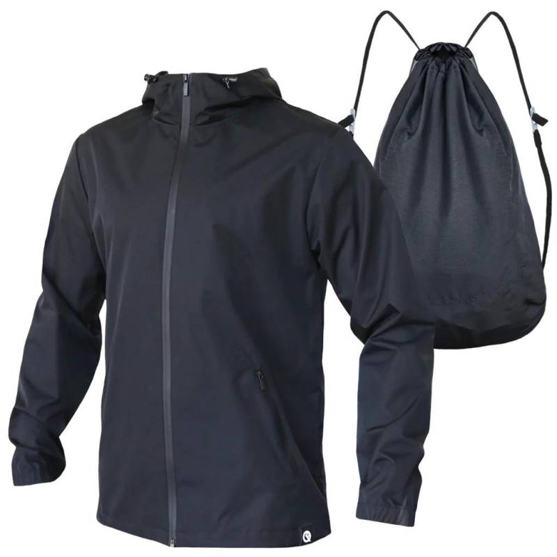 Dryflip Regenjacke Damen Schwarz L von Quikflip