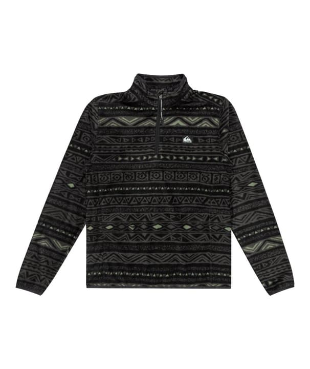 Quiksilver Aker HZ Fleece Fleecepullover schwarz von Quiksilver