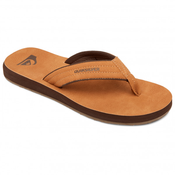 Quiksilver - Carver Nubuck - Sandalen Gr 10 - EU 43;14 - EU 47;7 - EU 40 braun;grau/schwarz von Quiksilver