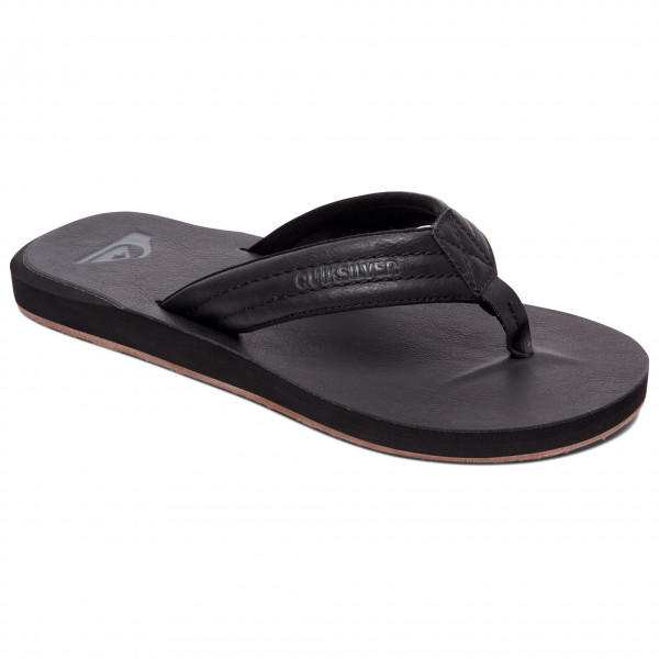 Quiksilver - Carver Nubuck - Sandalen Gr 7 - EU 40 grau/schwarz von Quiksilver