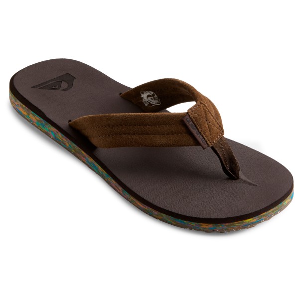 Quiksilver - Carver Suede Recycled - Sandalen Gr 40;42;43;44;45;46;47 braun von Quiksilver