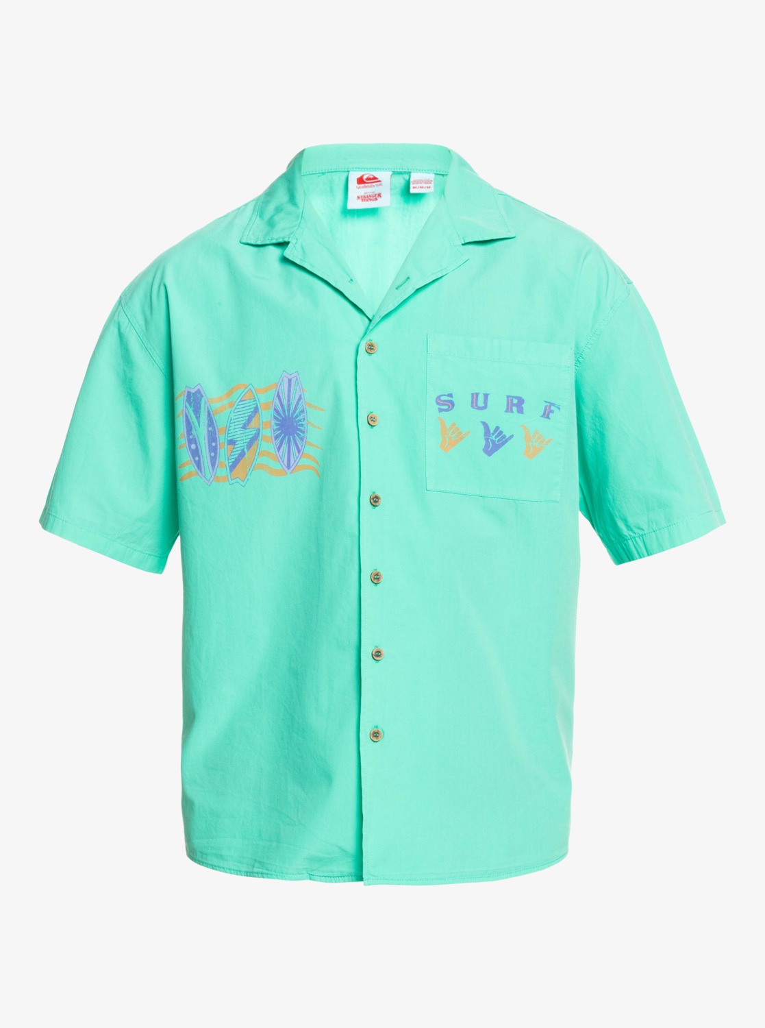 Quiksilver Kurzarmhemd »Quiksilver x Stranger Things The Mike« Quiksilver Kurzarmhemd »Quiksilver x Stranger Things The Mike« von Quiksilver