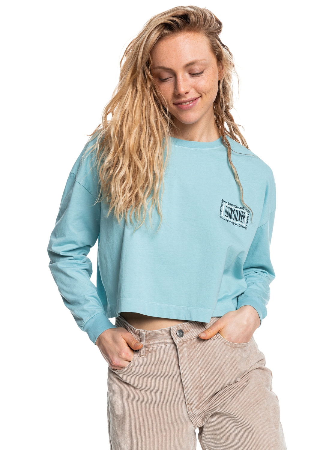 Quiksilver Langarmshirt »Quiksilver Womens Oversized Crop« Quiksilver Langarmshirt »Quiksilver Womens Oversized Crop« von Quiksilver