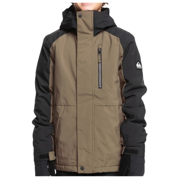 Quiksilver - Mission Block Youth Jacket - Skijacke Gr 10 - S beige von Quiksilver