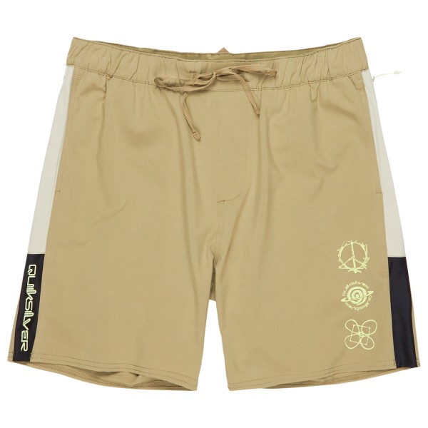 Quiksilver - Omni Training Short 17 - Shorts Gr L;M;S;XL;XXL beige;schwarz von Quiksilver