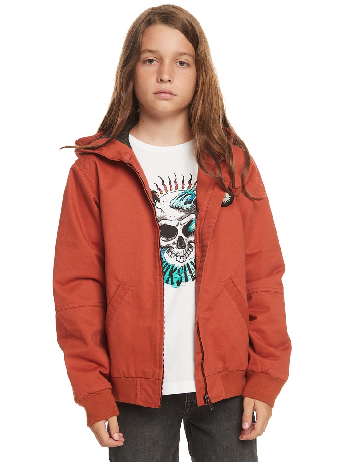 Quiksilver Outdoorjacke »Lets Go To School«, mit Kapuze von Quiksilver