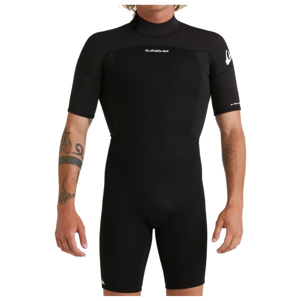Quiksilver - Prologue 2/2 S/S Springsuit Back Zip - Neoprenanzug Gr XL schwarz von Quiksilver