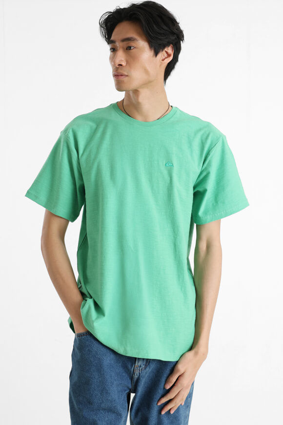 Quiksilver Slub T-Shirt | Green Spruce | Herren  | L von Quiksilver