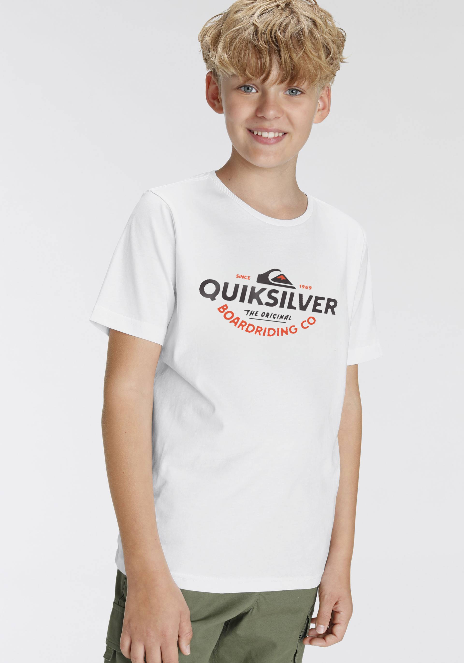 Quiksilver T-Shirt »EV TYPED OUT SHORT SLEEVE YTH« Quiksilver T-Shirt »EV TYPED OUT SHORT SLEEVE YTH« von Quiksilver