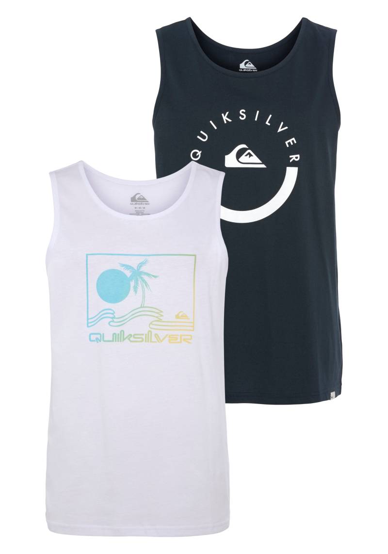 Quiksilver Tanktop »Herren Doppelpack mit Logodruck«, (Packung, 2 tlg.) von Quiksilver