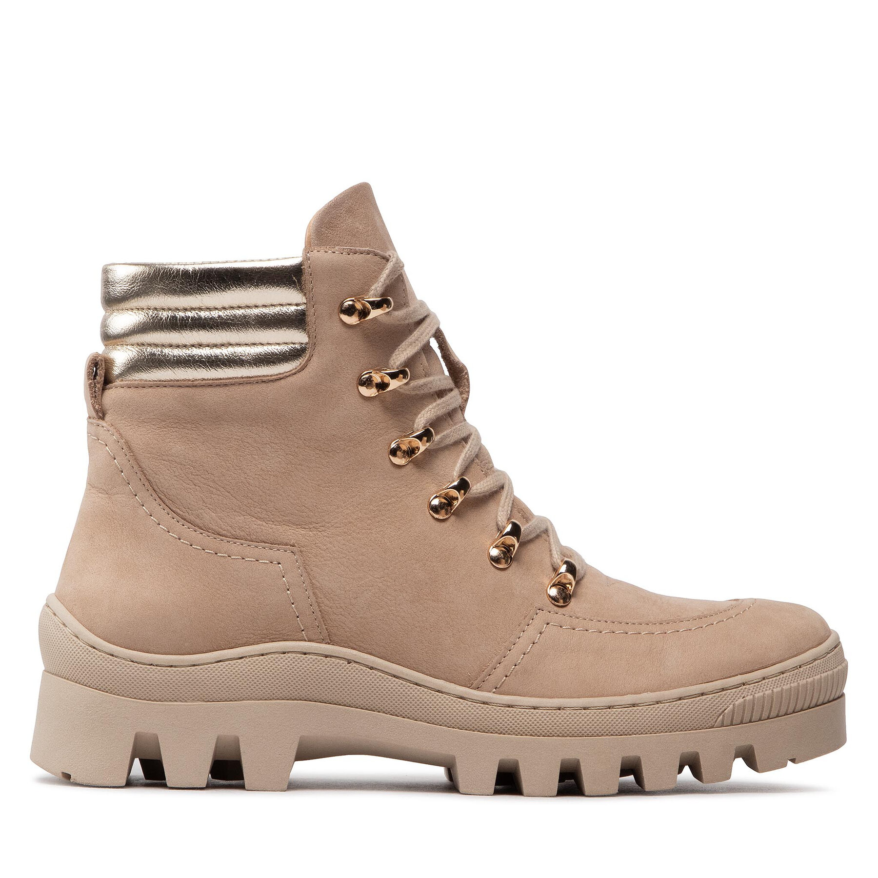 Schnürstiefeletten R.Polański 1188 Beige von R.Polański