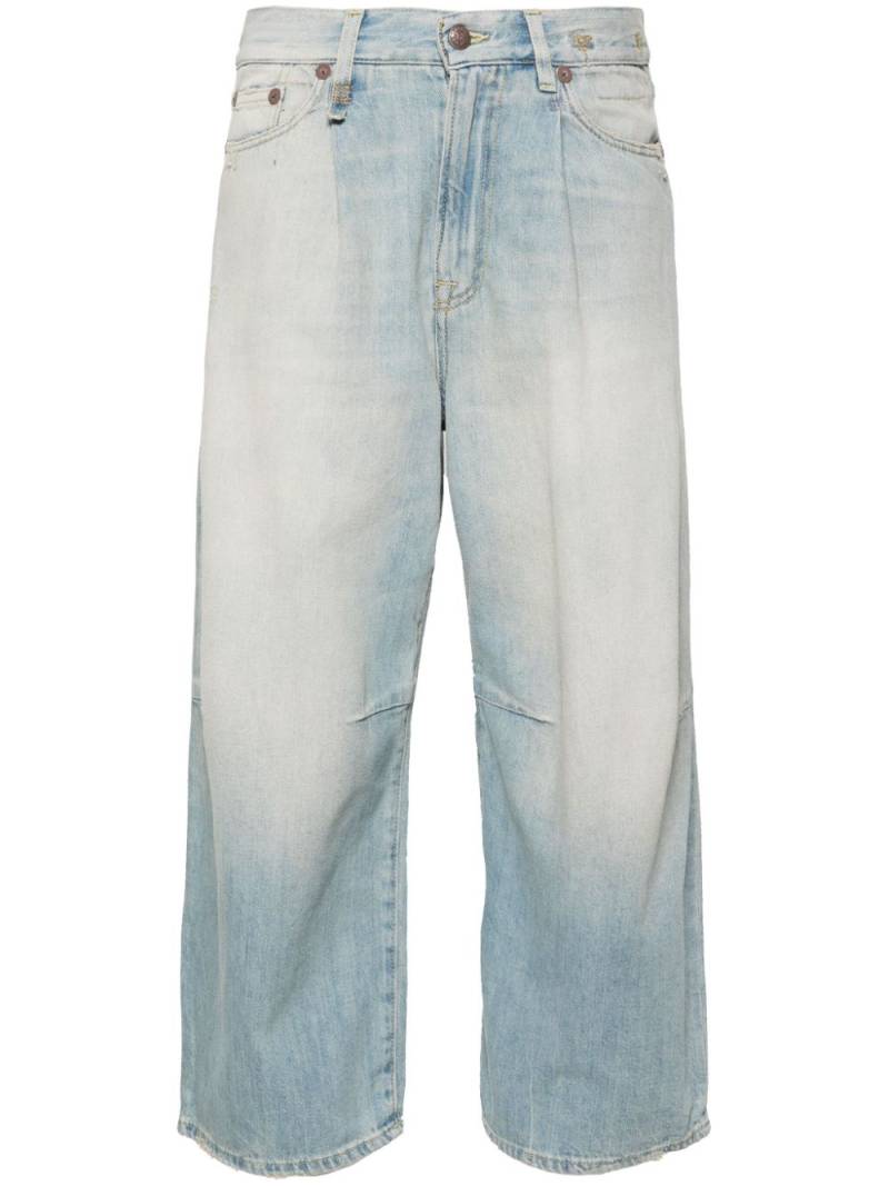 R13 cropped wide-leg jeans - Blue von R13